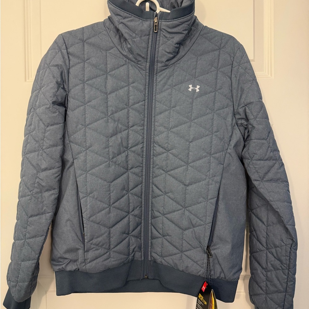 Under Armour Blue ColdGear Reactor Jacket - Picture 2 of 5